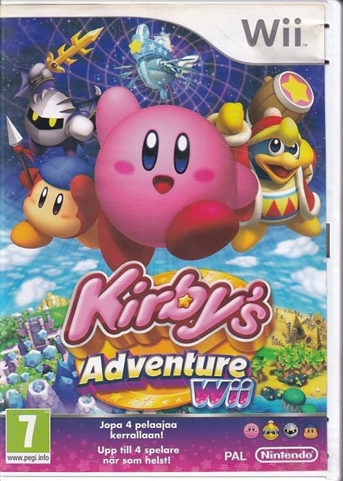 Kirbys Adventure Wii - Nintendo Wii (B Grade) (Genbrug)